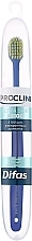 Парфумерія, косметика Зубна щітка "Ultra Soft" 512063, темно-синя із салатовою щетиною, в кейсі - Difas Pro-Clinic 5100
