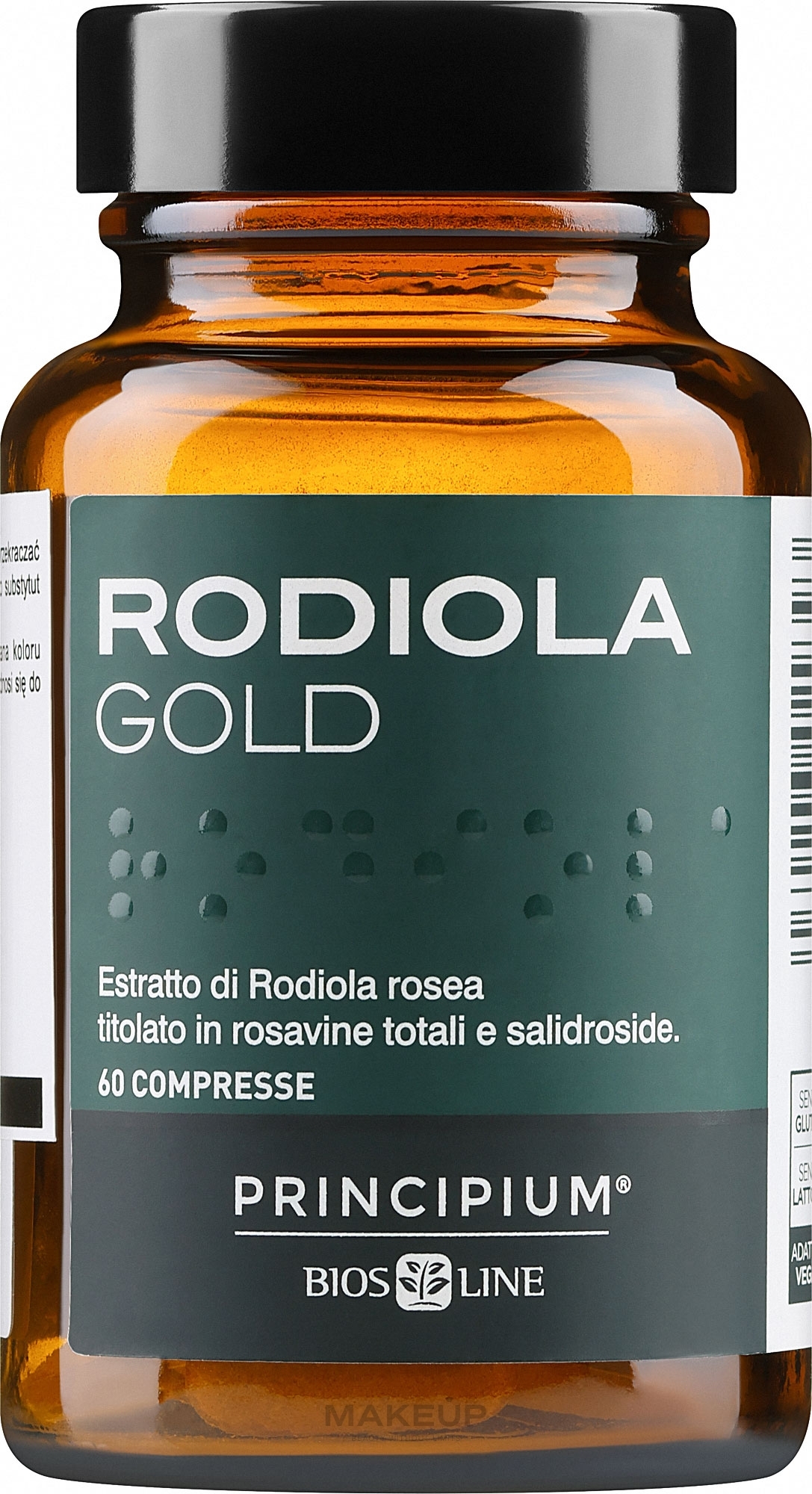 Пищевая добавка "Родиола Золотая" - BiosLine Principium Rodiola Gold — фото 60шт