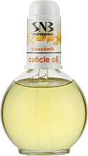 Олія для кутикули "Мед і молоко" - SNB Professional Honey&Milk Cuticle oil — фото N2