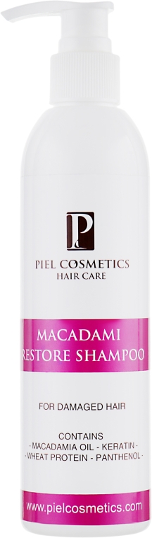 Восстанавливающий шампунь для поврежденных волос - Piel Cosmetics Hair Care Macadami Restore Shampoo — фото N4