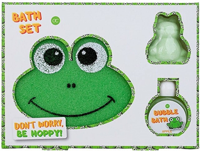 Набор - Accentra Happy Animals Bath Set (b/foam/30ml + b/bomb/60g + sponge/1pcs) — фото N1