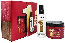 Духи, Парфюмерия, косметика Набор - Revlon Professional Uniq One (msk/300ml + spray/150ml)