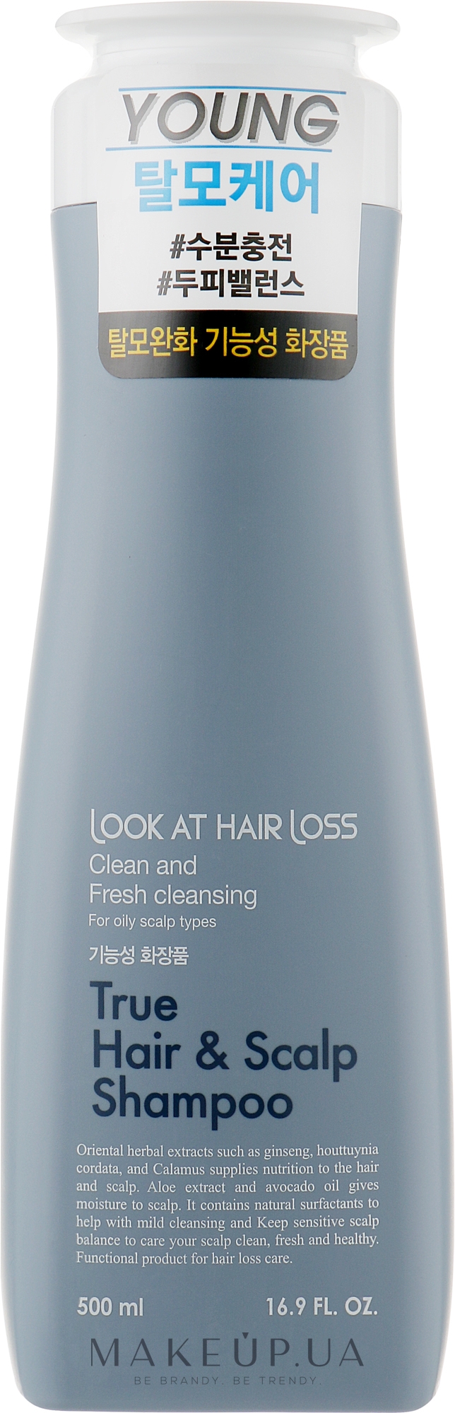Шампунь для волос - Doori Cosmetics Look At Hair Loss True Hair & Scalp Shampoo — фото 500ml