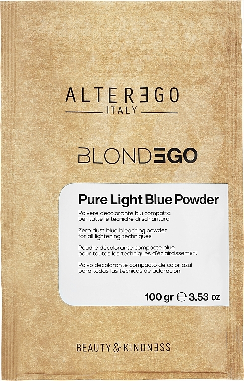 Освітлювальний порошок - AlterEgo BlondEgo Pure Light Blue Powder — фото N1