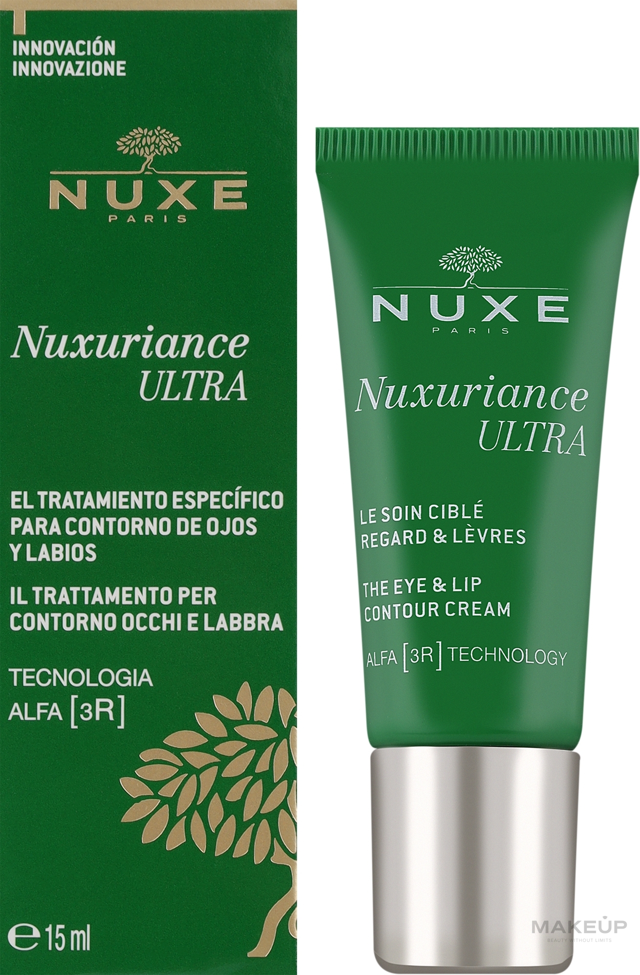 Крем для контура глаз и губ - Nuxe Nuxuriance Ultra Eye And Lip Contour Cream — фото 15ml