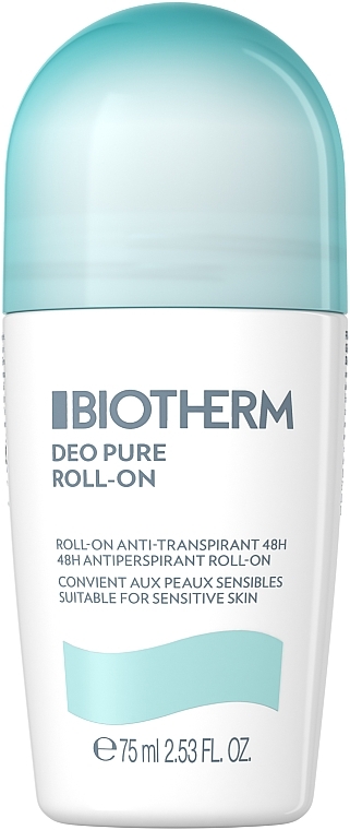 Дезодорант роликовый - Biotherm Deo Pure Antiperspirant Roll-On — фото N1