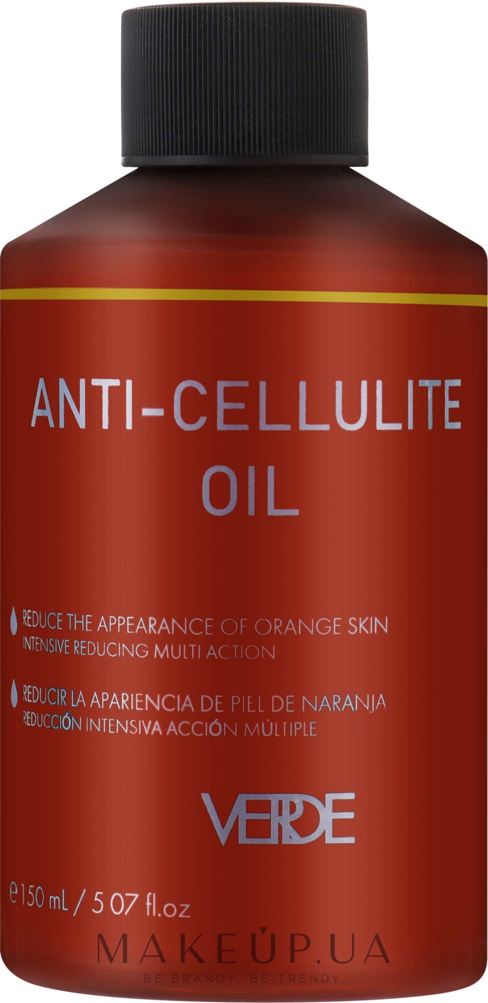 Антицелюлітна олія для тіла - Verde Anti-Cellulite Oil — фото 150ml