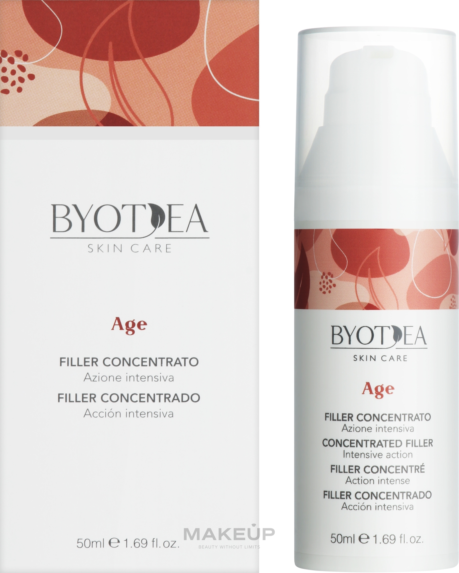 Суміш гіалуронової кислоти та активних біопептидів - Byothea Age Intensive Action Filler Concentrated — фото 50ml