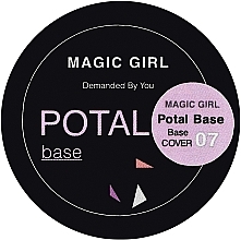 База для нігтів зі сухозліткою - Magic Girl Potal Cover Base — фото N1