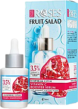 Парфумерія, косметика Освітлювальна бустерна сироватка для обличчя - Nature of Agiva Roses Fruit Salad Vitamin C Booster Serum