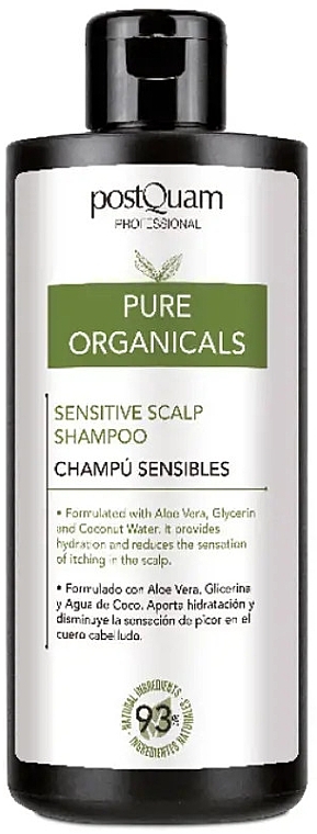 Шампунь для чутливої шкіри голови - Postquam Pure Organicals Sensitive Scalp Shampoo — фото N1