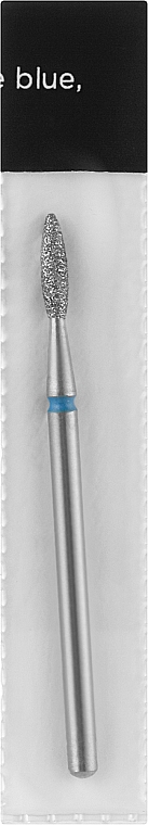 Фреза, полум'я, 2,1 мм, синя X - Head The Beauty Tools — фото N1