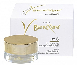 Парфумерія, косметика Гель для контуру очей - Dikson Muster Benexere ST6 Eye Contour Gel