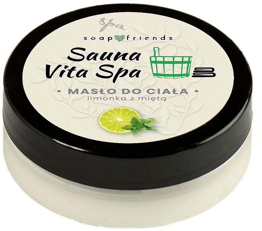 Масло для тела "Лайм и мята" - Soap&Friends Sauna Vita Spa — фото N1