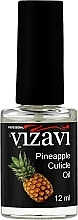Олія для кутикули "Ананас" - Vizavi Professional Cuticle Oil — фото N1