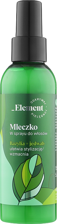 Спрей для укрепления волос от выпадения - _Element Basil Strengthening Anti-Hair Loss Leave-In Milk Spray