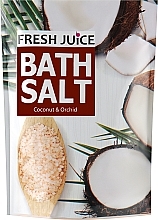 Духи, Парфюмерия, косметика Соль для ванны дой-пак - Fresh Juice Coconut & Orchid 