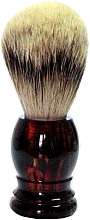 Помазок для бритья, пластик, гавана - Golddachs Shaving Brush Finest Badger Plastic Havana — фото N1