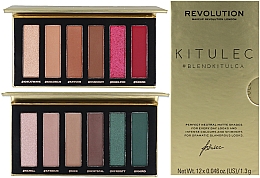 Набор - Makeup Revolution Kitulec #BlendKitulca Shadow Palette (2xsh/palette/7.8g) — фото N1