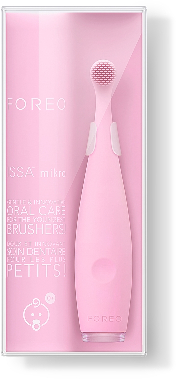 Дитяча електрична зубна щітка - Foreo Issa mikro Baby Electric Toothbrush, Pearl Pink — фото N3