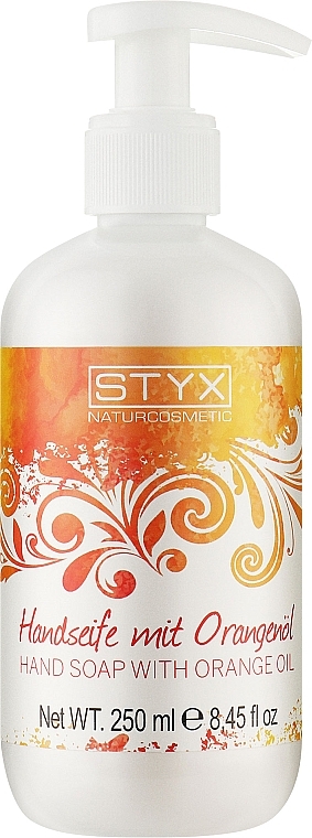 Рідке мило з апельсиновою олією - Styx Naturcosmetic Hand Soap With Orange Oil — фото N1