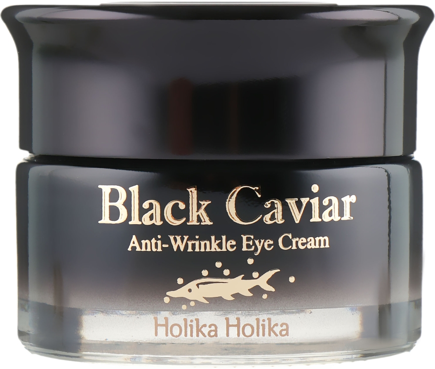 Антивіковий крем для очей з екстрактом чорної ікри - Holika Holika Black Caviar Anti Wrinkle Eye Cream — фото N2