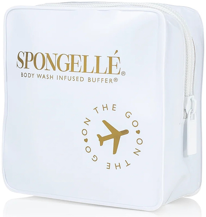 Дорожній водонепроникний футляр, білий - Spongelle Travel Case White Pack — фото N3