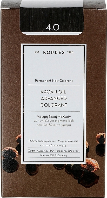 Краска для волос - Korres Argan Oil Hair Colorant