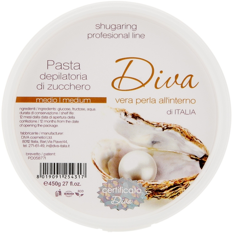 Середня цукрова паста для шугаринга - Diva Cosmetici Sugaring Professional Line Medium — фото N4