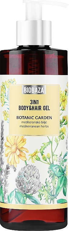 Гель для тела и волос "Ботанический сад" - Biobaza Botanic Garden Body & Hair Gel — фото N1