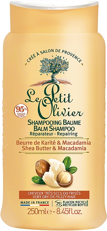 Шампунь - Le Petit Olivier Balm Shampoo Repairing Shea Butter Macadamia