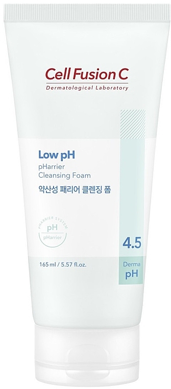 Пінка для вмивання подразненої та чутливої шкіри - Cell Fusion C Low pH pHarrier Cleansing Foam — фото N1