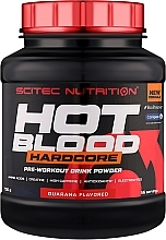 Предтренировочный комплекс - Scitec Nutrition Hot Blood Hardcore Guarana — фото N2