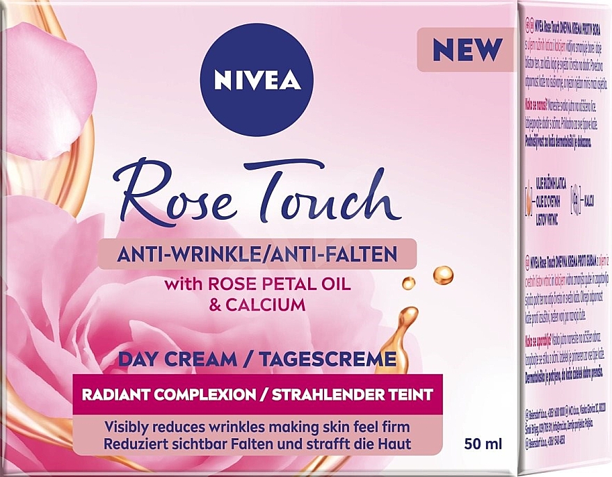 Антивіковий денний крем для обличчя - NIVEA Rose Touch Day Cream — фото N3