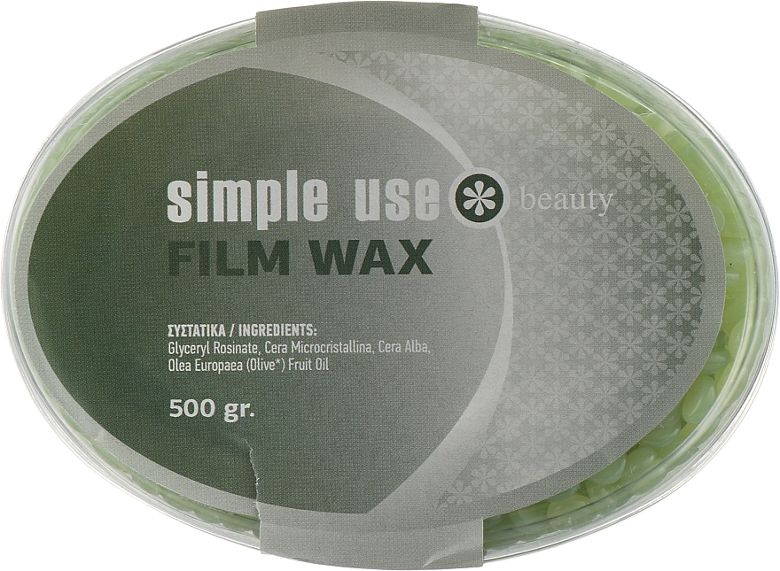 Воск для депиляции пленочный в гранулах "Оливковое масло" - Simple Use Beauty Film Wax — фото N3