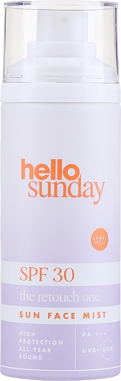 Солнцезащитный мист для лица - Hello Sunday The Retouch One Sun Face Mist SPF 30 — фото N1