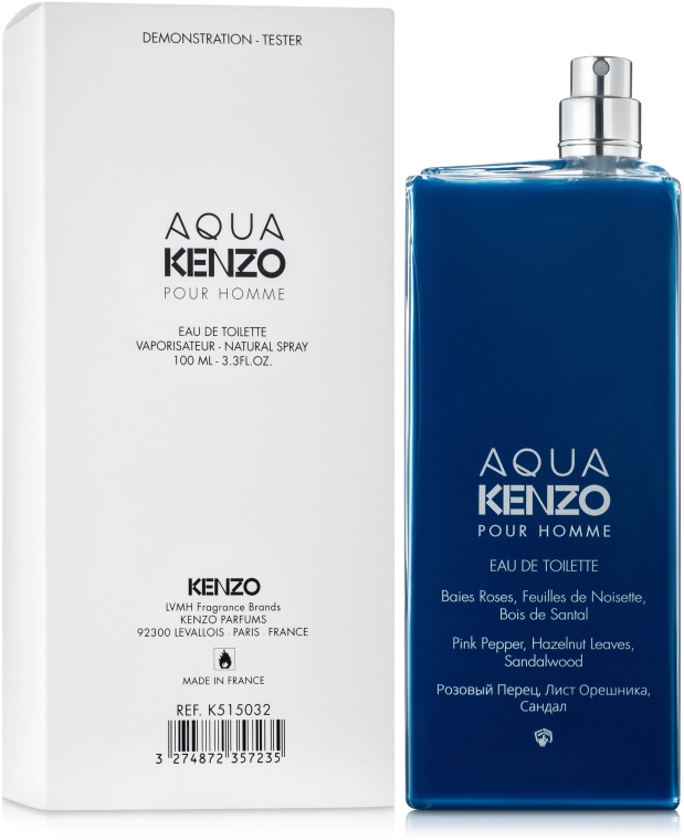 Kenzo Aqua Kenzo Pour Homme - Туалетна вода (тестер без кришечки) — фото N2