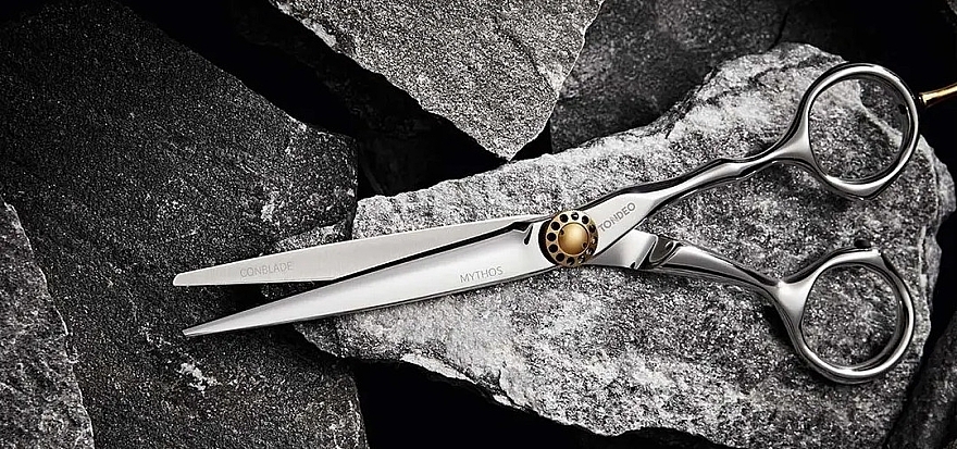 Ножиці перукарські прямі, 90006 - Tondeo Premium Line Mythos 5.5" Conblade — фото N3