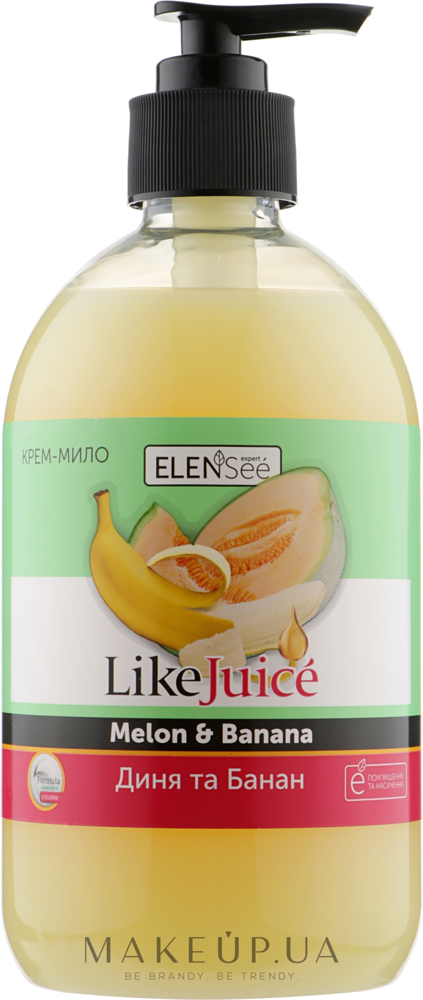 Крем-мыло "Дыня и банан" - ElenSee Like Juice (дой-пак) — фото 500ml