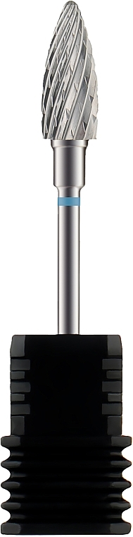 Фреза твердосплавная синяя "Пламя", диаметр 6 мм, длина 14 мм - Divia DF103-60-B — фото N1