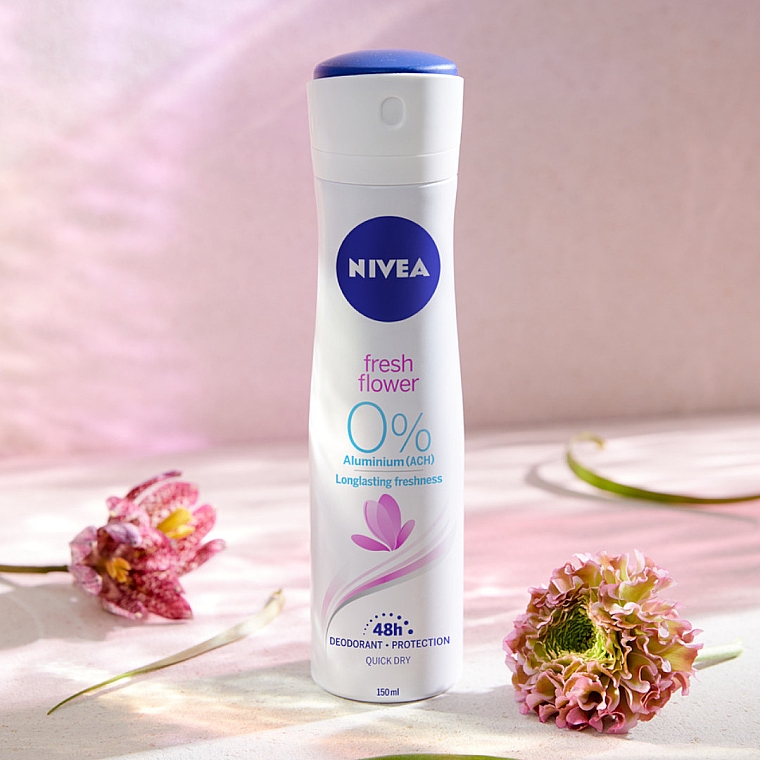 Дезодорант спрей антиперспирант - NIVEA Fresh Flower Deodorant Spray — фото N2