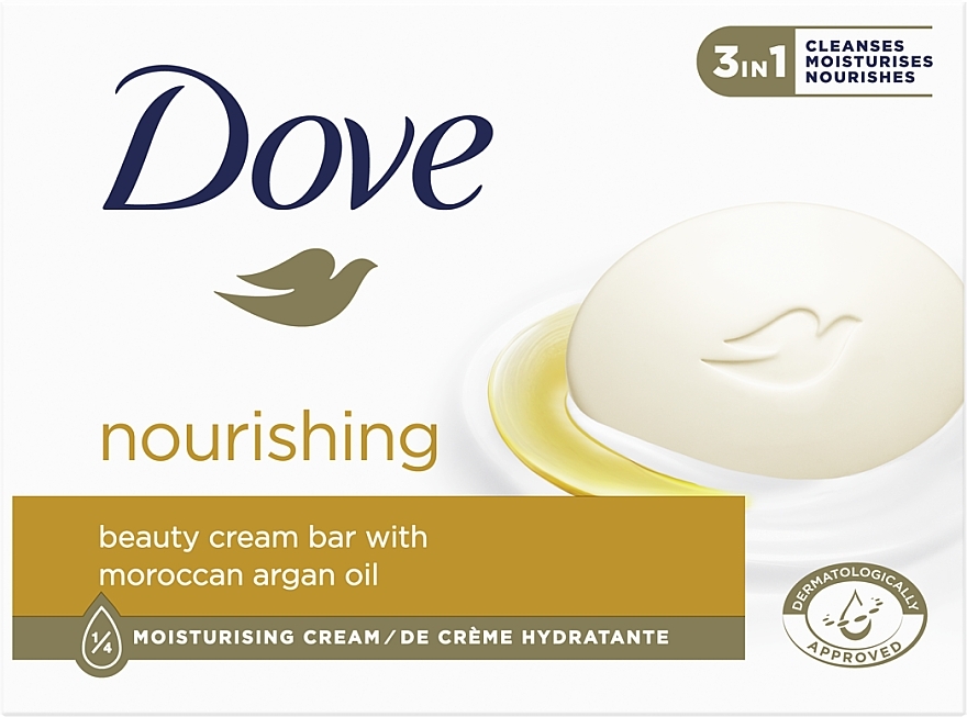 Крем-мыло "Драгоценные масла" - Dove Cream Oil Beauty Bar With Moroccan Oil