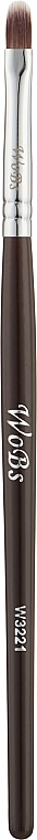 Кисть для растушевки карандаша, W3221, синтетика, коричневая - WoBs — фото N1