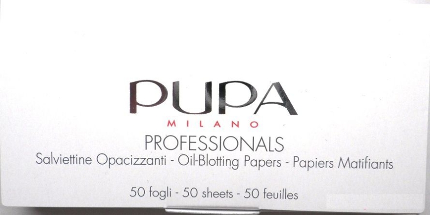 Матирующие салфетки - Pupa Oil Blotting Papers — фото N3