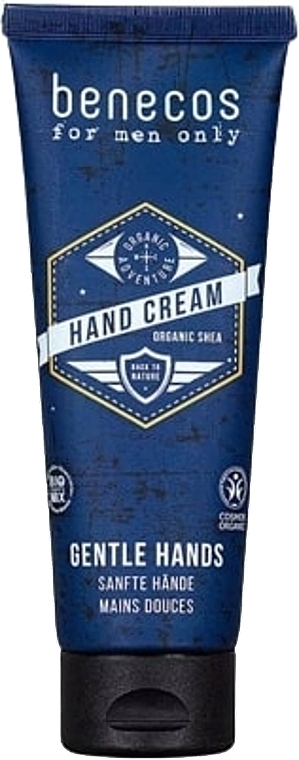 Крем для рук для мужчин - Benecos For Men Only Hand Cream — фото N1