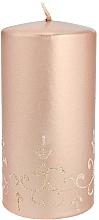 Духи, Парфюмерия, косметика Декоративная свеча "Тиффани", 7x14 см, розовое золото - Artman Tiffany Candle
