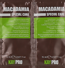Духи, Парфюмерия, косметика Набор - KayPro Special Care Macadamia (shmp/15ml + h/cond/15ml)
