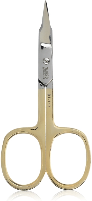 Ножиці для нігтів, золоті, 01-117 - Zauber Premium