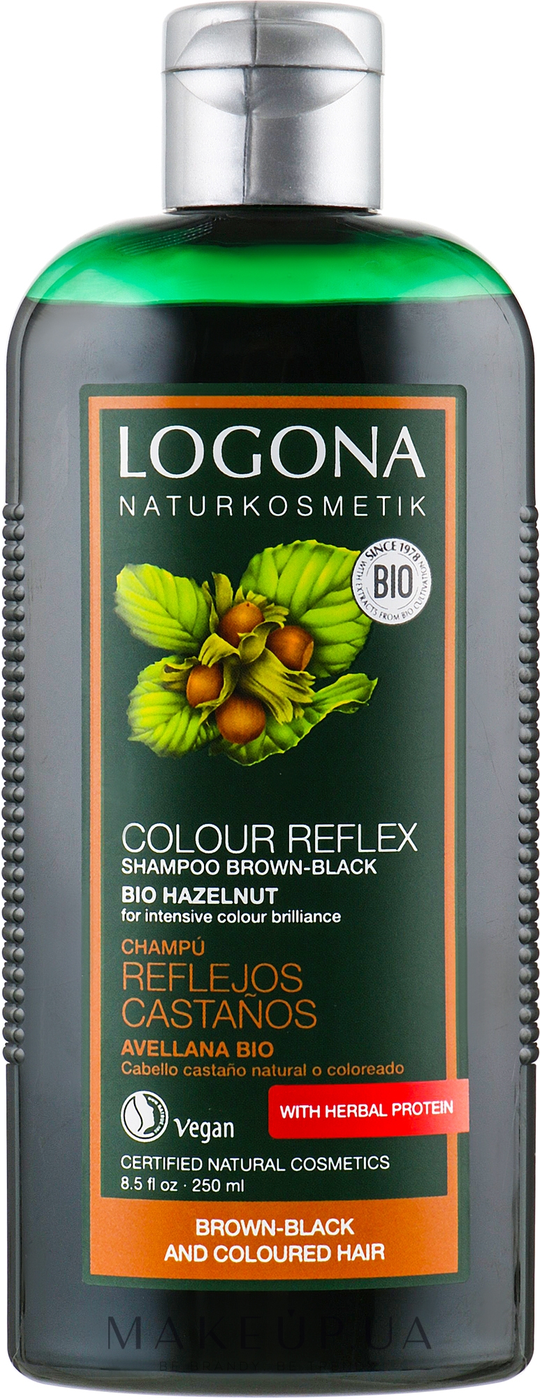 Шампунь для фарбованого темно-коричневого волосся - Logona Hair Care Color Care Shampoo — фото 250ml