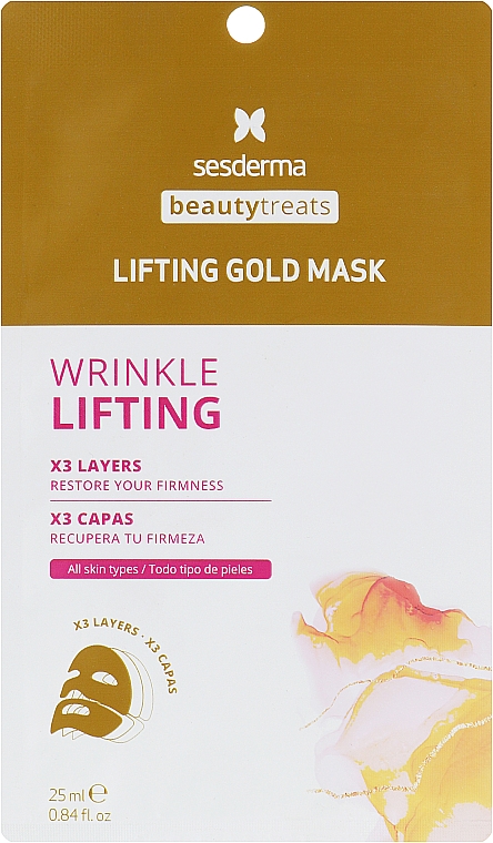 Золотая маска с коллагеном - SesDerma Laboratories Beauty Treats Lifting Gold Mask